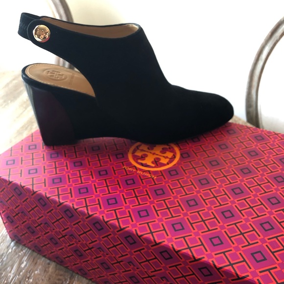 Tory Burch Shoes - Tory Burch Marisa Suede Wedge Bootie Sz. 9.5